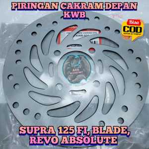 PIRINGAN REM CAKRAM DEPAN KUALITAS ASLI ORIGINAL MOTOR HONDA REVO ABS ABSOLUTE  BLADE  SUPRA 125 FI HELM IN