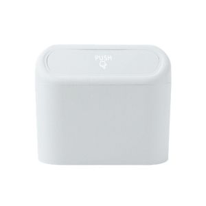 TUO29 Waterproof Car Trash Bin Leak Resistant Hanging Auto Rubbish Can Universal Storage Box Car Wastebasket Pressing Type
