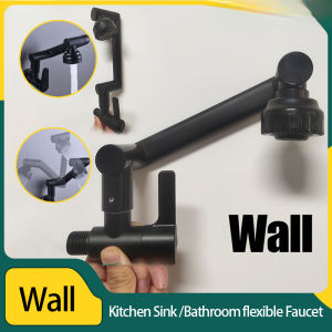 Kitchen Sink Stainless faucet 2 Mode Outlet 1080° Rotation Mechanical Arm Basin tap Lavatory faucet Bathroom faucet