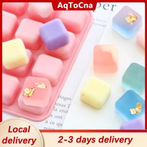 [COD] AqToCna Ship within 24 hours 16Cavity Square Cake Baking Silicone Mold Jelly Chocolate Truffles Brownie Pudding Molds Soap Making Mould Cake Decorating Tools