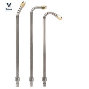 3Pcs Multi Angled Extension Lance 1/4in Quick Connect Power Washer Lance for Gutter Cleaning Tools [Vodool Shophouse]