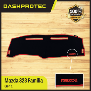 DashProtec™ Dash Cover for Mazda 323 Familia Gen 1 | NonSlip 3 Layer Materials with Heat Insulation