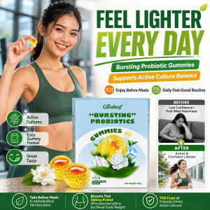 【Care For Gut Health】Bursting Probiotic Gummies Health Supplement Support Digestive Health Great Tasting Natural Daily Support 爆珠益生菌软糖
