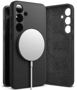 RINGKE® SILICONE MAGNETIC Samsung Galaxy S24 SoftFeel MagSafe Shockproof Flexible Matte TPU Full Protection Case Cover