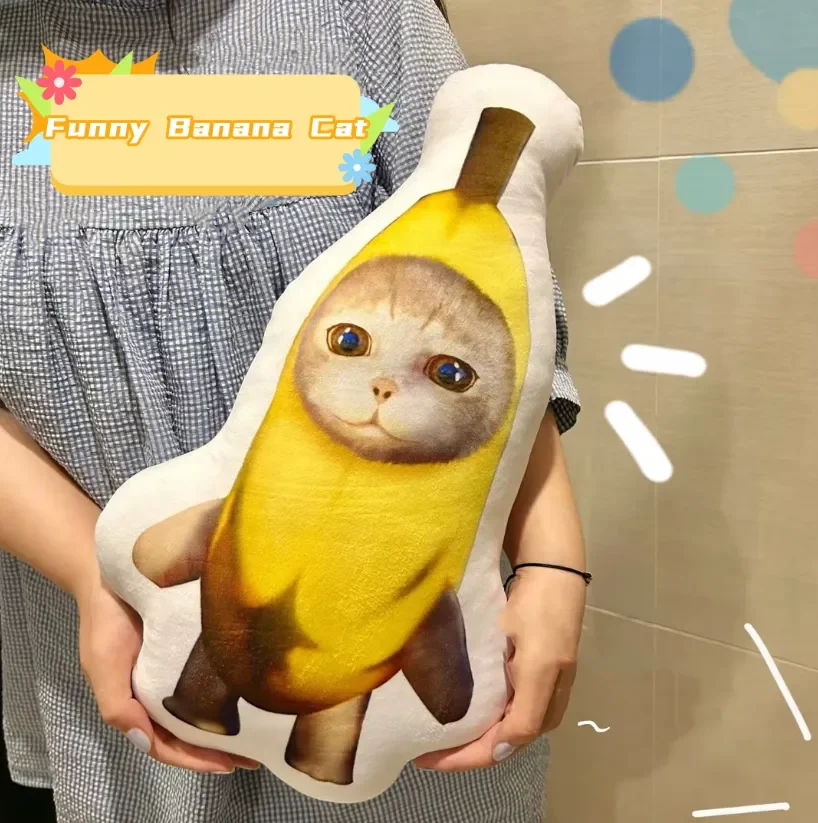 Banana cat store stuffed animal