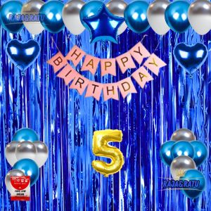 Paket Set Pesta Ulang Tahun Dekorasi Happy Birthday Anak-anak Cowok Dan Cewek Dekorasi Ultah Simple