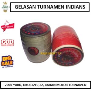 Gelasan Spesial Turnamen Indians By Uwais Kite Bahan Molor Super 0.22 Kasar Panjang 2000 Yard Tempel Seret Tarik Ulur