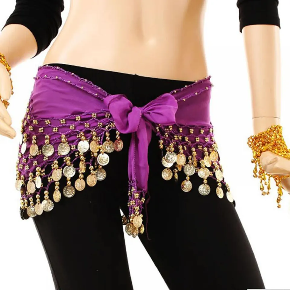 Belly Dancer Adult Costume Coin Belt