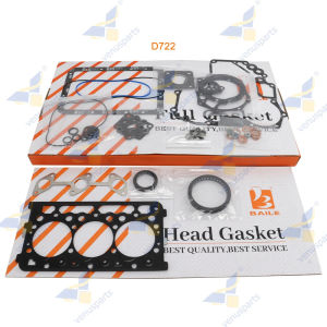 D722 Full Gasket Kit Set For Kubota With Cylinder Head Gasket Overhaul Rebuild Kit
