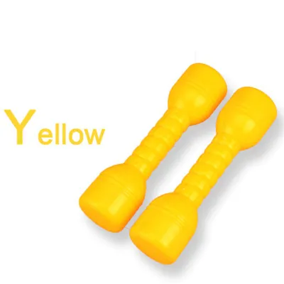 1 Pair Kids Outdoor Sports Dumbbell Fitness Equipment Exercise Plastic Toy Child
