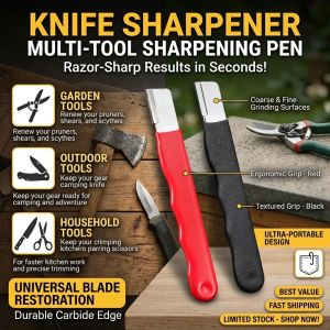 Mini Portable Knife Sharpener Alloy Steel Handheld Sharpening Tool Multifunctional Kitchen Knife Sharpener Compact Quick Sharpening Home Accessory