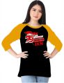 Kaos Atasan Wanita lengan 3/4/ Kaos raglan Wanita Dirgahayu ke79 / Kaos Cewek/ Kaos Oblong/ Baju Kaos Tshirt/ Tshirt wanita/ Tshirt cewek. 