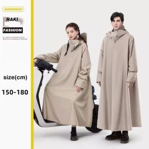 Raincoat Electric Car Thickened Men and Women Adult Battery Car Motorcycle Riding Raincoat Long Hooded Rainsuit