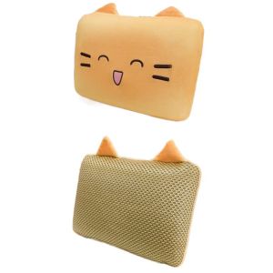 STMEN ระบายอากาศได้ หมอนนอนแมว สะดวกสบาย นุ่มนวล หมอนอิงที่ซักด้วยเครื่องได้ ทนทาน การ์ตูน หมอนตกแต่งบ้าน ใช้โซฟา