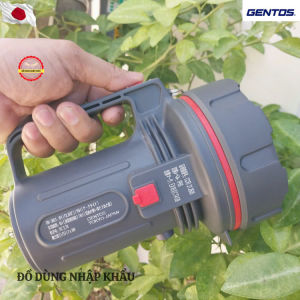 Đèn pin Gentos hàng nhập bãi Japan mới 98% kèm củ và dây sạc nhanh