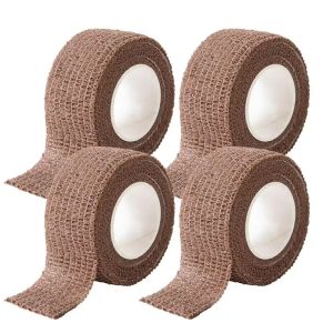 COUPLECOL 4 Rolls Không dệt Băng bảo vệ chân bàn Bảo vệ chân Tự dính Băng dính chân đồ nội thất Tắt tiếng Chống ồn Đệm chân ghế Nhà