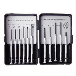 11PCS Precision Screwdriver Set Mini Bijoutiers Montres Lunettes Réparations Kit