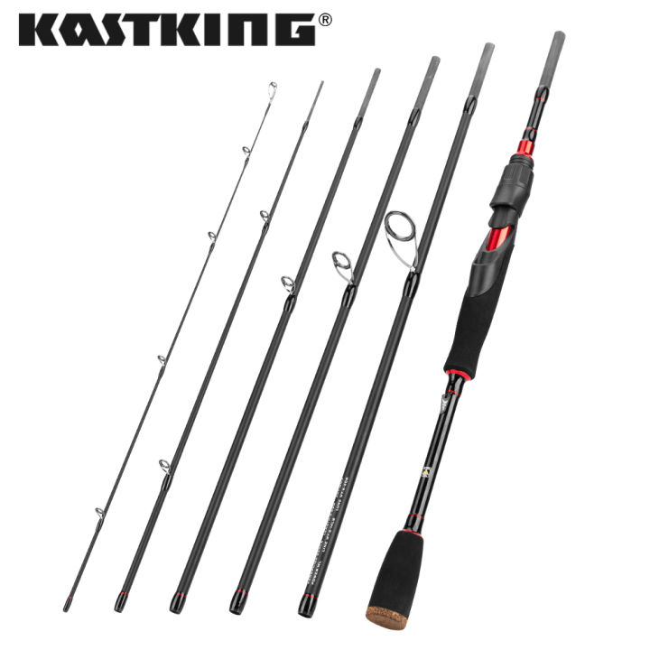 KastKing Brutus 3/4/5/6 section Fishing Rod Carbon Spinning Casting Fishing  Rod Travel Rod for Lure Fishing