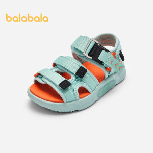 Balabala Giày dép trẻ em trẻ em Xăng đan thể thao bé trai và bé gái Giày đi biển 2024 thoáng khí mới mùa hè Giày