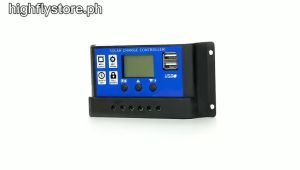10/20/30/60A PWM 12V/24V Solar Panel Regulator Charge Controller battery charger LCD Display USB