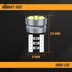 DP👓🧤🎾 1pcs Chất lượng cao T10 W5W 168 192 Led Đuôi ánh sáng 2016 9smd 12V tự động đèn CANBUS không có lỗi xe đánh dấu đậu xe bóng đèn