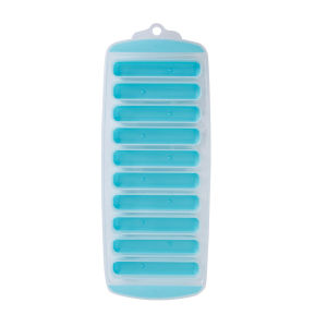 Long Strip Ice Cube Tray Silicone Ice Stick Tray for Water Bottles Ice Cube Mold Easy Release Long Ice Cube Sticks Summer