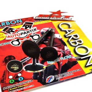 Payung Klep BRT 28 24 5mm C100 GRAND SUPRA X FIT ASTREA WIN LEGENDA HEAD BRT Valve Klep Carbon 28 24 Batang 5 mm PNP HEAD BRT C100 GRAND SUPRA X FIT ASTREA WIN LEGENDA  2824