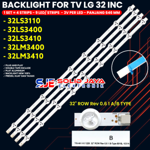 BACKLIGHT TV LG LED 32 INCH 32LS3400 32LS3110 32LS3410 32LM3400 32LM3410 32LM 32LS LAMPU BL 9K 3V
