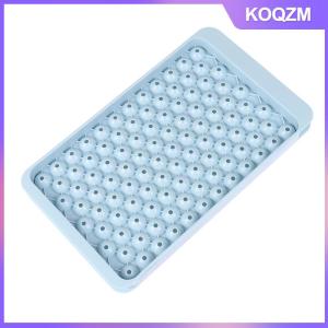 N2HAO 1Pc 104 Grid Mini Ice Cube Tray Mold Food Grade Small Ice Cube Maker Mould Easy Release Round Ice Molds For Whiskey Cold Drink