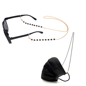Evo Flower Chain Face Mask Holder Lanyard Glasses Necklace Strap Extender Two Hook Neck Hanging Rope
