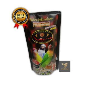 Pakan BURUNG Love Bird PAKU ALAM PREMIUM JUARA kemasan pouch ukuran 250 gram