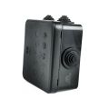 Box Hitam Plastik Duradus hitam 83x83x45 Junction Box. 