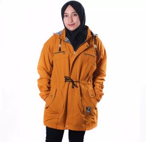 Jaket parka wanita Super Jumbo ld 130 dan ld 140 Size XXXL - XXXXL