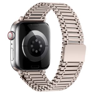 Cho Apple xem ultra2 dây đeo 49mm 45mm 44mm 42mm 41mm 40mm 38mm iwatch vòng đeo tay kim loại dây đeo bằng thép không gỉ dây từ tính cho Apple xem ultra series 9 8 7 se2 se 6 5 4 3 2 1