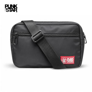 PUNKSTAR Water Resistant LightWeight Multi Pockets Sling Cross Body Bag for Sports Traveling Hiking Cycling for Men Woman Boys Girls Kids