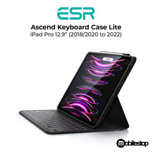 ESR Ascend Keyboard Case Lite for iPad Pro 12.9" (2018/2020 to 2022) - Black