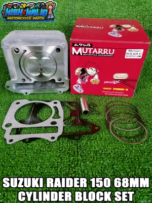MUTARRU SUZUKI RAIDER 150 68MM CYLINDER BLOCK SET
