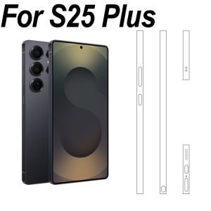 3Set Frame Hydrogel Film For Samsung Galaxy S25 Ultra Plus S25Ultra S25+ Side Protector Dust Net Anti-Scratch Border Sticker