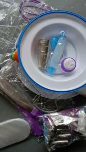 ชุดเครื่องมืออบขนม จานหมุนเค้ก ถุงบีบครัวเรือน ตัวแปลง   หัวฉีดท่อสแตนเลสเกรดอาหาร 137 ชุดชิ้น [ จัดส่งฟรี ]