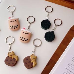 Airtag Case New Airtags Case Key Chain Air Tag Case Silicone BraceletButton Drop-Proof Device Dog And Cat Collar ChildrenS Card Cover All-Inclusive Cartoon Cute