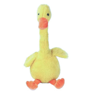 BANZU ดนตรีสำหรับเด็ก ตุ๊กตาเป็ดไฟฟ้า สัตว์พูดได้ การบันทึกเสียงบันทึก ของเล่นเป็ดร้องเพลงเต้นรำ ของเล่นเพื่อการศึกษาในยุคแรก ตลกๆ ตุ๊กตาเป็ดสำหรับเต้นรำ ของขวัญวันเกิดเพื่อน