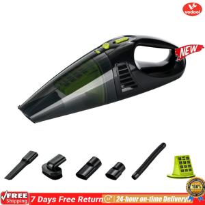 [Vodool Official Mall]เครื่องดูดฝุ่นแบบใช้มือถือไร้สายชาร์จเครื่องดูดฝุ่นรถยนต์แบบพกพา 120W เครื่องดูดฝุ่นมือถือกำลังสูงสำหรับสำนักงานรถบ้าน
