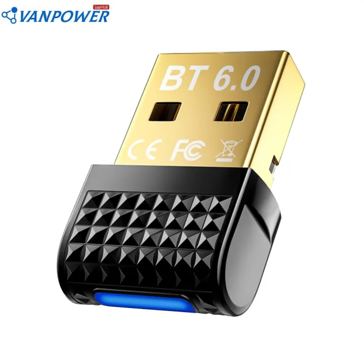 Bt Computer Peripherals BT 6.0 Adapter USB BT 6.0 Dongle Wireless BT Transmitter Receiver for ...