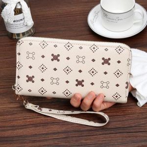 Ví nữ cầm tay khóa kéo sang trọng đường may tỉ mỉ chắc chắn nhiều ngăn tiện dụng LX0060