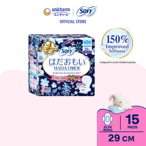 Sofy Hadaomoi Night Ultra Slim Wing Sanitary Pad 29cm 15s