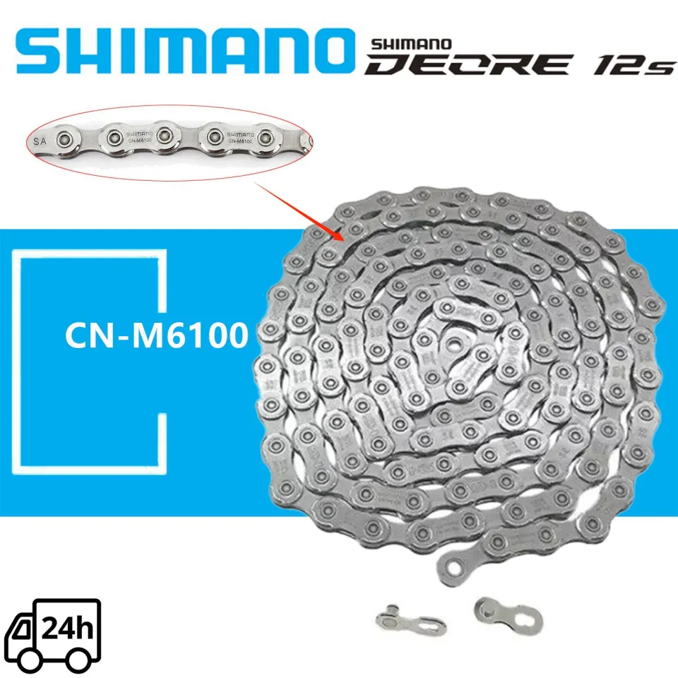 Shimano DEORE CN M6100 12-Speed Chain 126L With Quick Link - For