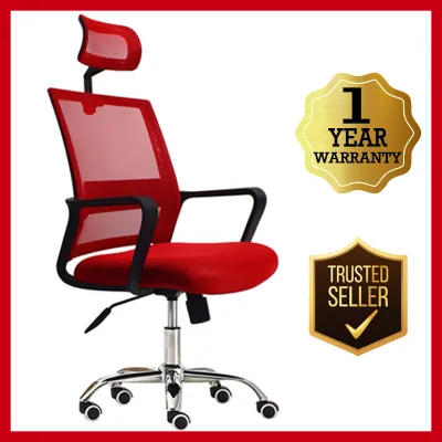 Ofix Deluxe-45 High Back Mesh Chair (Black Blue Maroon Red Yellow Green White)