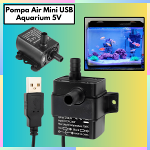 FAST DELIVERY QIAORAN Pompa Air Mini Elektrik Tekanan Tinggi USB Brushless Submersible Aquarium 5V