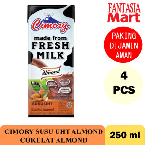 CIMORY SUSU ALMOND UHT 250 ML PACK ISI 4 PCS FANTASIA DENGAN PAKING AMAN