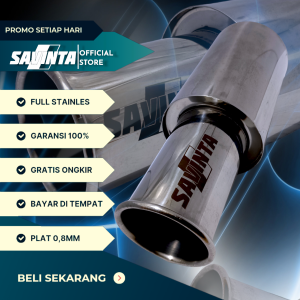 Savinta Knalpot Mobil NBLv1 Full Stainles 08mm Ngebas Adem Empuk